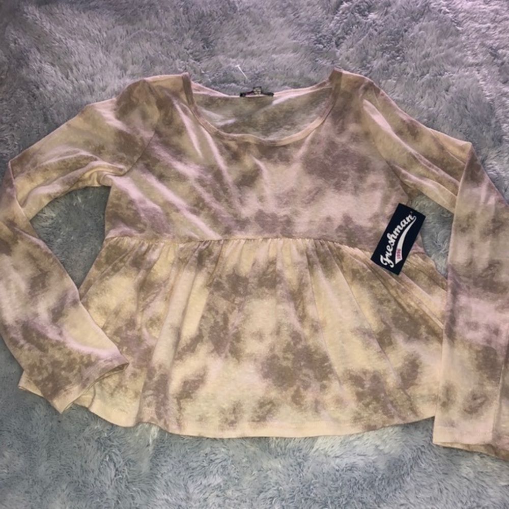 Freshman‎ 1996 Crop Top Tie Dye Large NWT